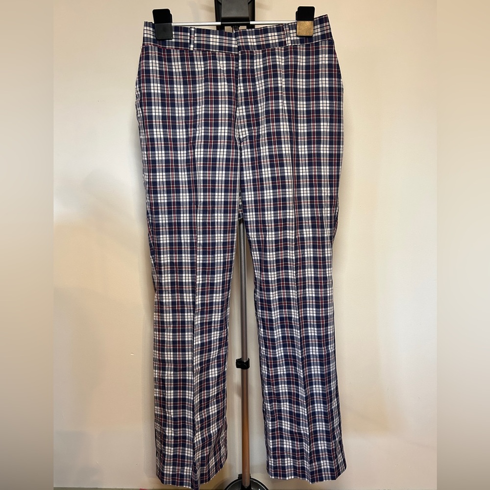 Vintage 1970s Plaid Checkered Pants 34x30